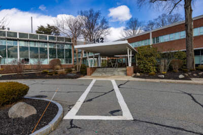 The building that houses the Corwin-Russell School at Broccoli Hall. The head of the special education school in Sudbury employs her husband and son. (Jesse Costa/WBUR)