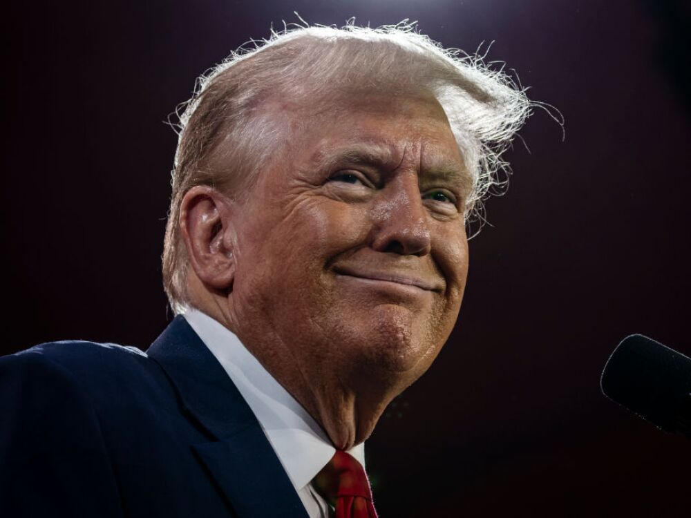 Former President Donald Trump speaks at the Faith & Freedom Coalition's Road to Majority Policy Conference on June 22 in Washington. (Getty Images)