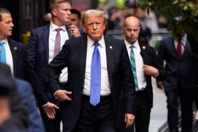 Former U.S. President Donald Trump arrives back at Trump Tower after being convicted in his criminal trial in New York City, on May 30, 2024. A panel of 12 New Yorkers were unanimous in their determination (Timothy A. Clary/AFP via Getty Images)