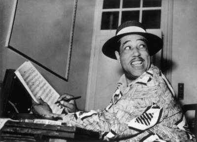 American big band leader and legendary jazz pianist Duke Ellington. (Keystone/Getty Images)