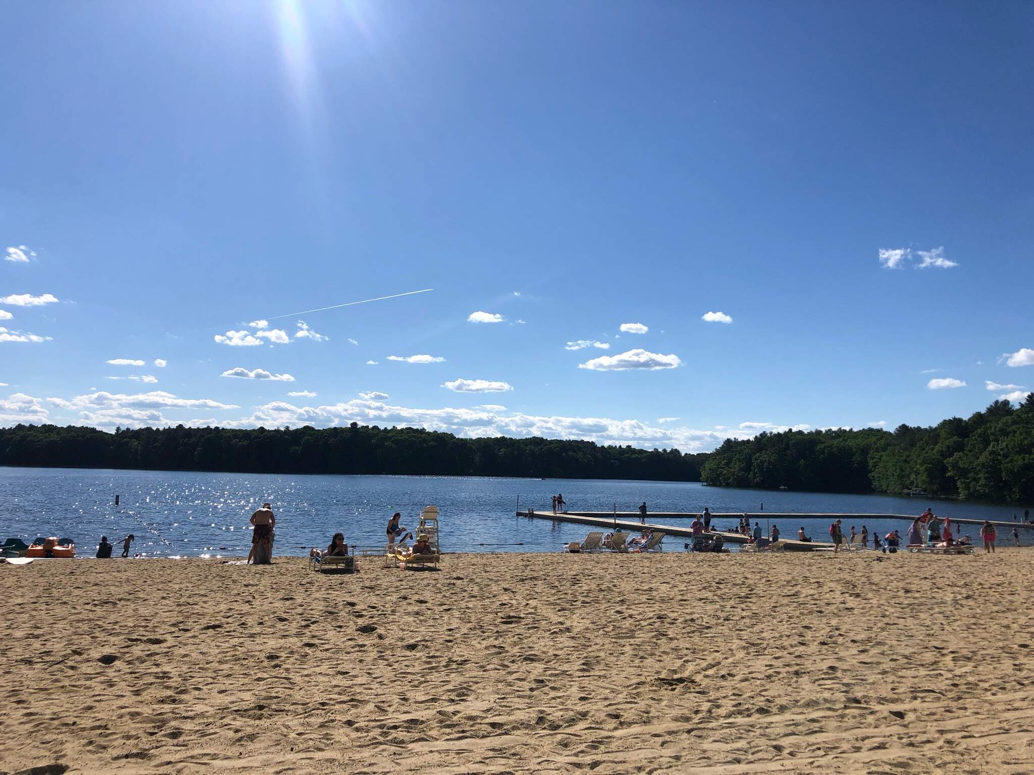 Wayland Town Beach. (Courtesy of the Town of Wayland)